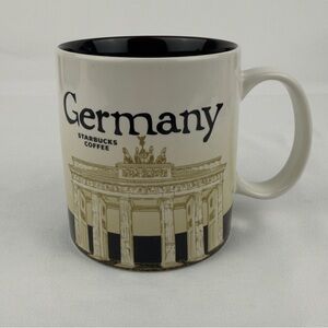 Starbucks Germany Global Icon Mug 16oz Deutschland Brandenburg Gate 2017